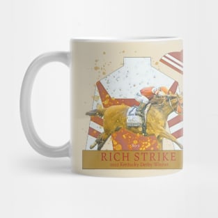 Rich Strike (faded) 2022 Kentucky Derby Winner Mug